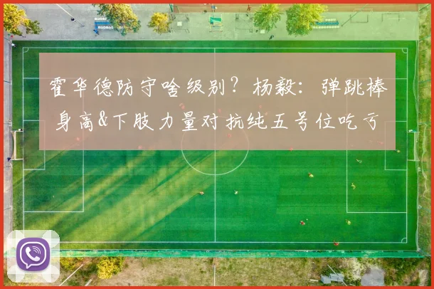 霍华德防守啥级别？杨毅：弹跳棒 身高&下肢力量对抗纯五号位吃亏